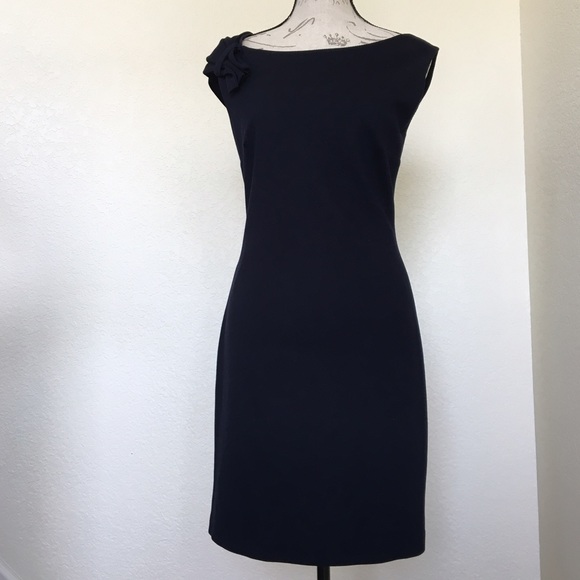 Mango Dresses & Skirts - Mango MNG Bateau Neckline Bow Accent Shift Dress